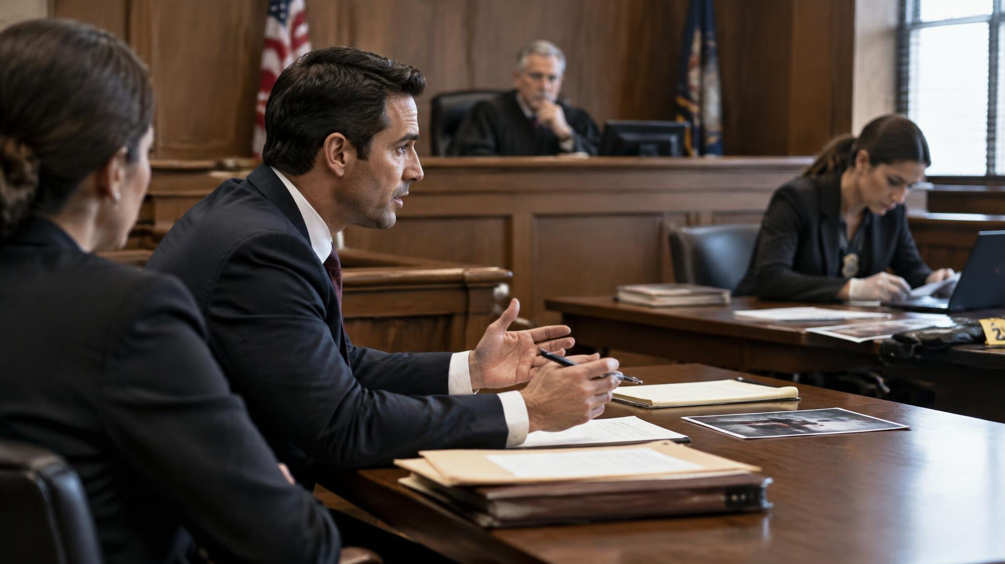 courtroom scene