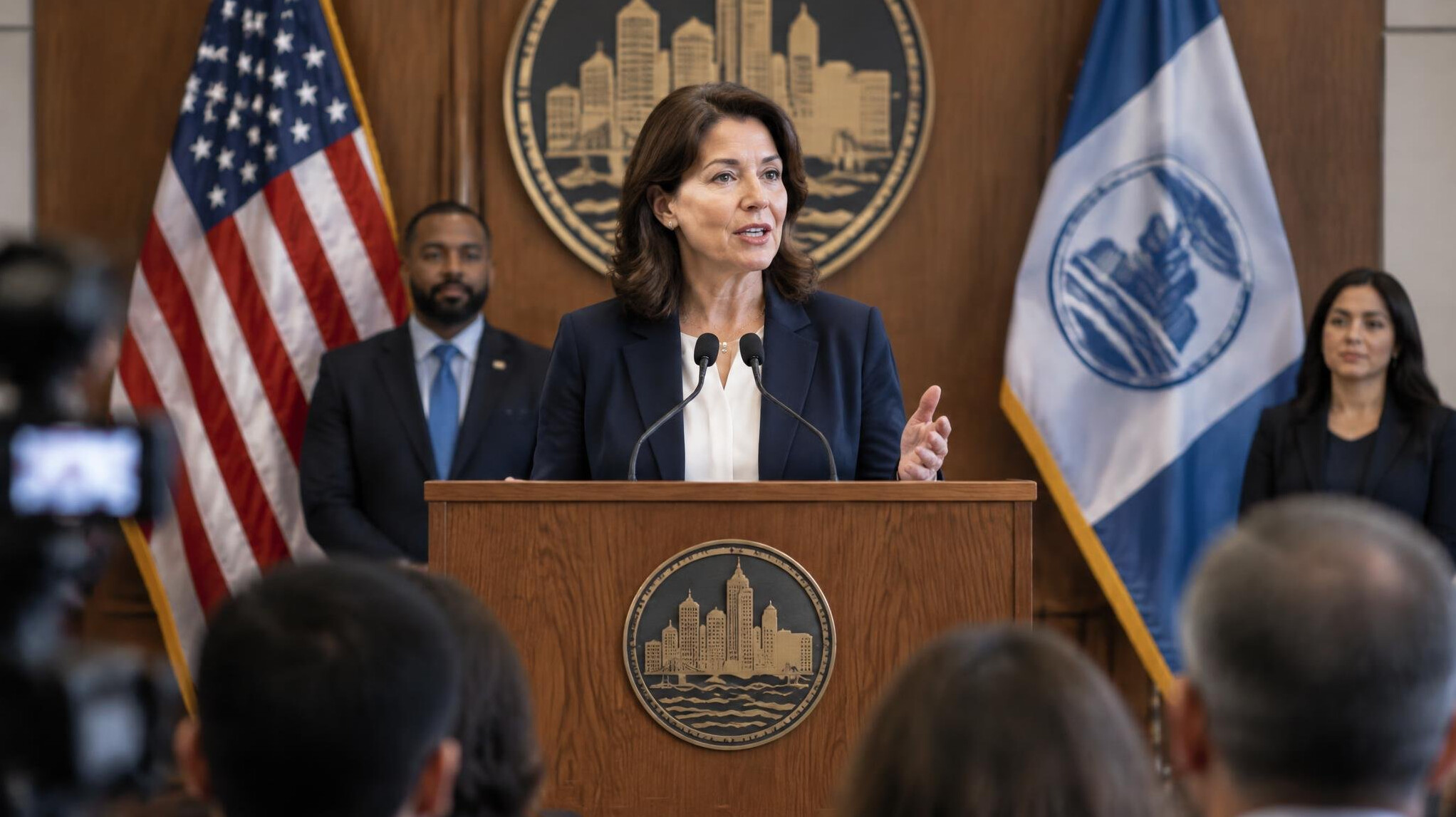 mayor press conference