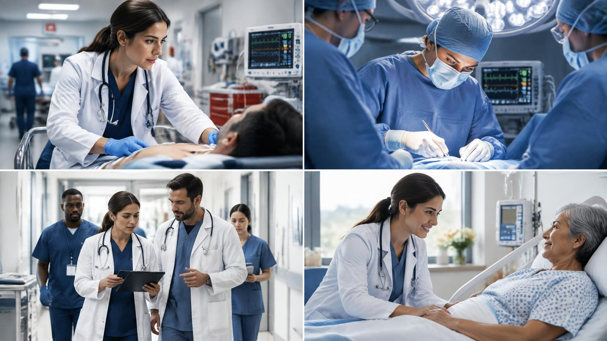 female doctor in emergency room
