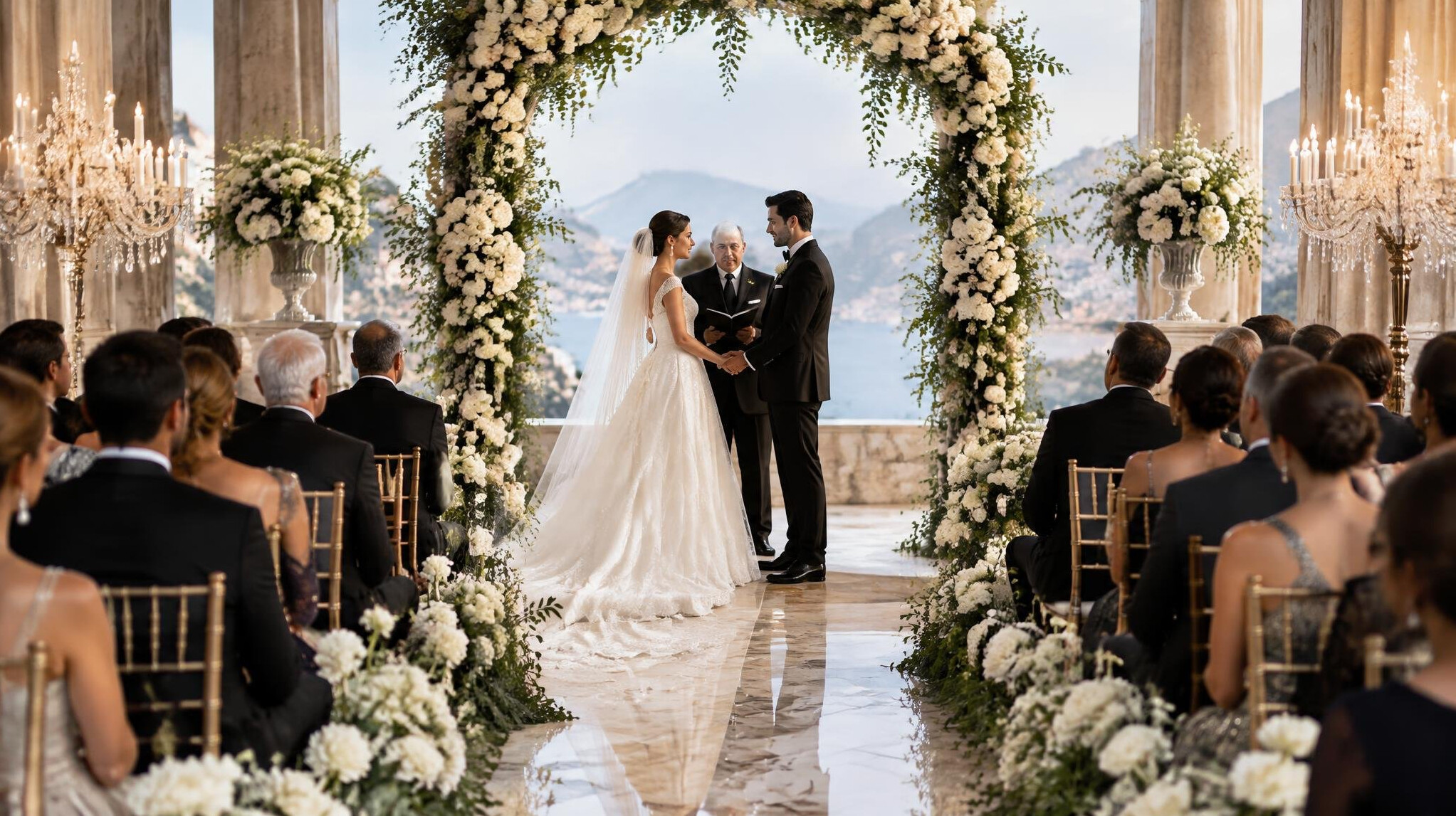luxury wedding ceremony