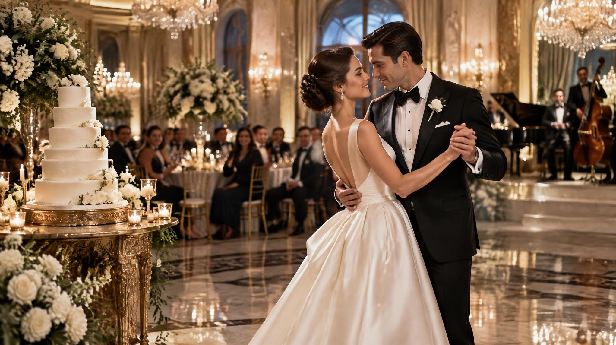 elegant wedding reception