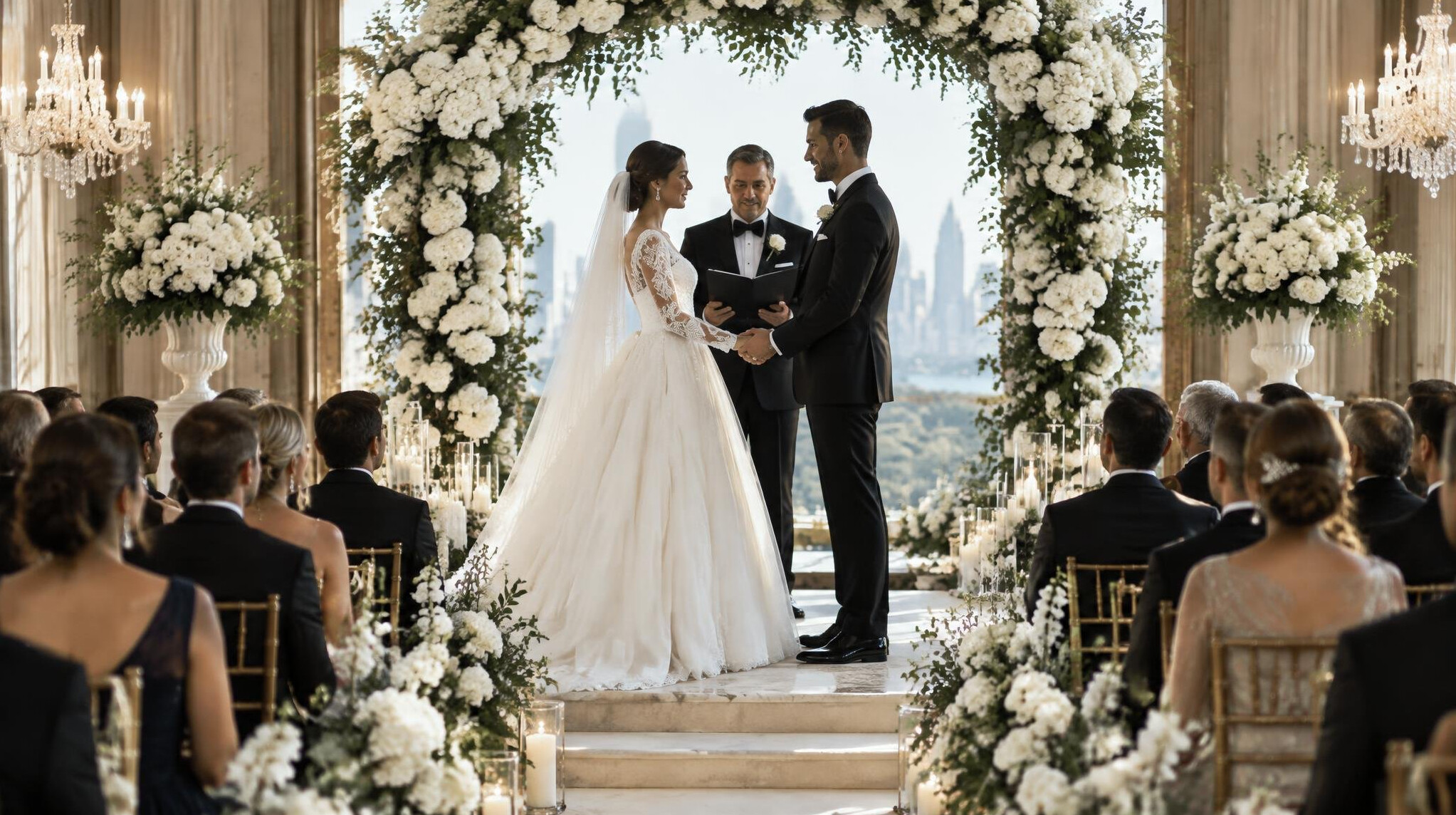 luxury wedding ceremony
